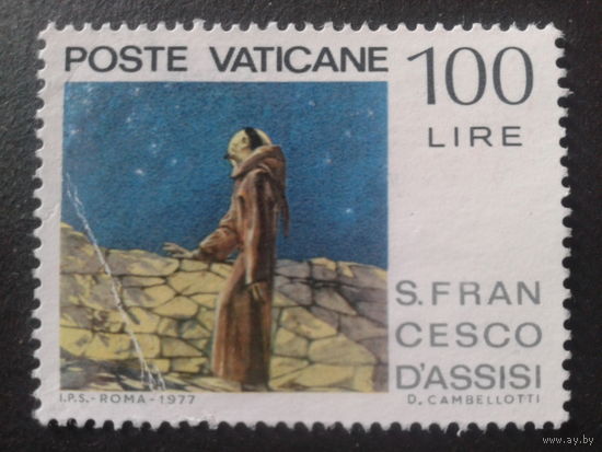 Ватикан 1977 св. Францизск Азизский
