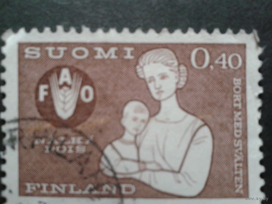 Финляндия 1963 мать и дитя