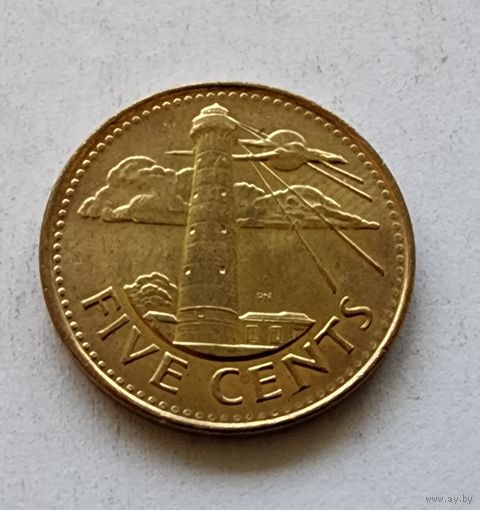 Барбадос 5 центов, 2017
