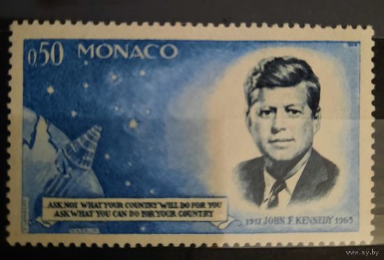 Монако 1964 Космос, капсула Меркурий, Д.Кеннеди