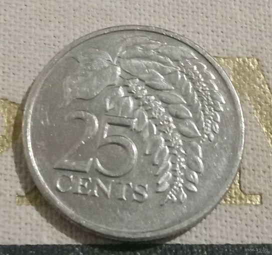 25 центов Тринидад и Тобаго 2009 г.в.