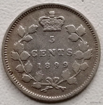 Канада 5 цент 1899
