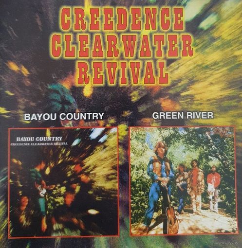 Creedence Clearwater Revival "Bayou Country / Green River",Russia-"CD-Maximum" 2001г.