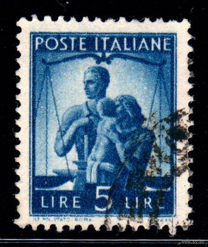 1a: Италия - 1945 - почтовая марка