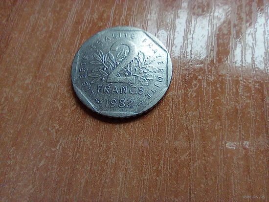 Франция 2 франка, 1982  1