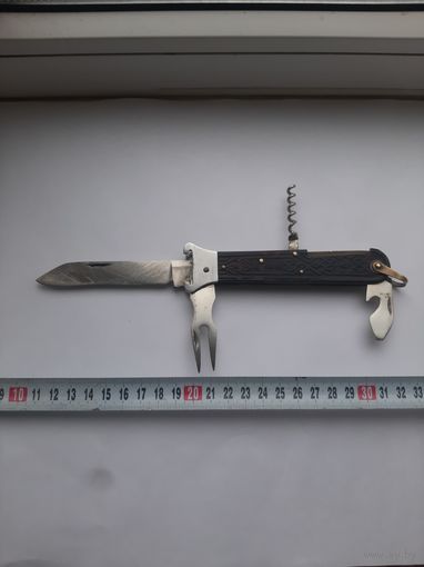 Нож охотничий с экстрактором с знаком качества СССР Клеймо