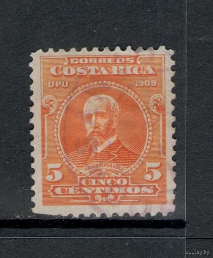 Коста-Рика 1910 Политики. Мауро Фернандес Акунья   Михель CR 66