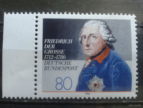 ФРГ 1986 король Фридрих Великий Михель-3,4 евро