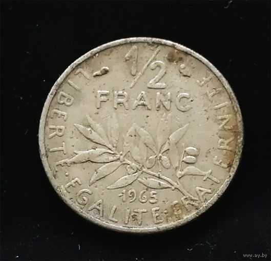 1/2 франка 1965 Франция #01