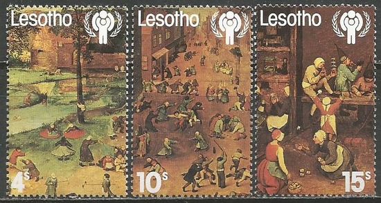 Лесото. Международный Год детей. 1979г. Mi#278-80. Серия.