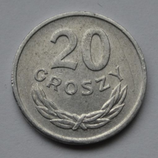Польша, 20 грошей 1968 г.