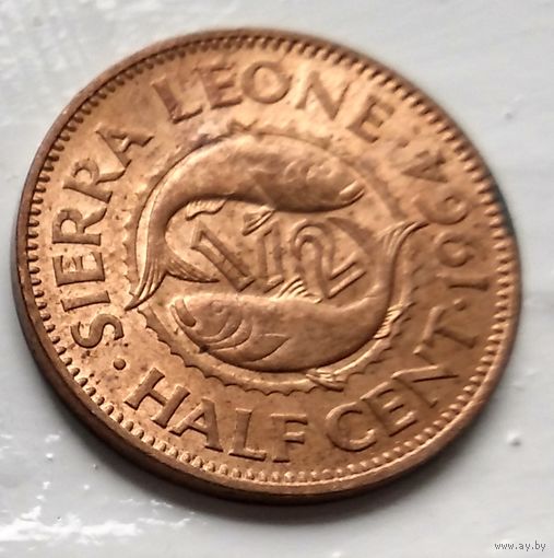 Сьерра-Леоне 1/2 цента, 1964  1-1-51