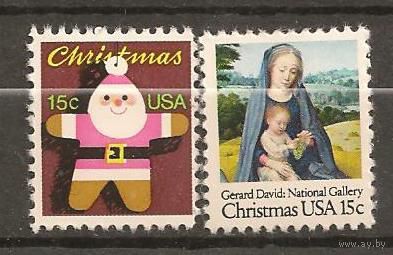 США 1979 Рождество MNH**