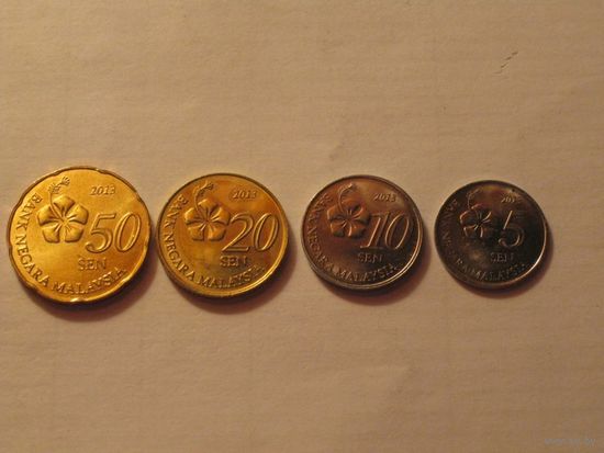 Набор монет Малайзия 2013 год