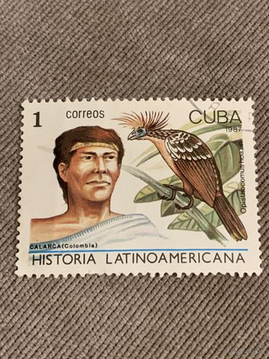Куба 1987. История Латинской Америки. Марка из серии