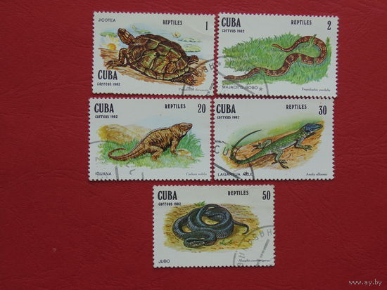 Куба 1982г. Фауна.