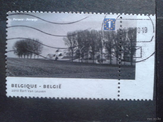 Бельгия 2010 Ландшафт, фото 1964 г., марка из блока