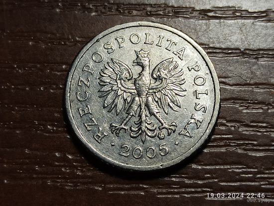 Польша 10 грошей 2005