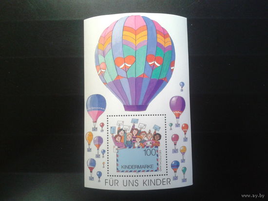 Германия 1997 Воздушные шары блок** Михель-2,2 евро