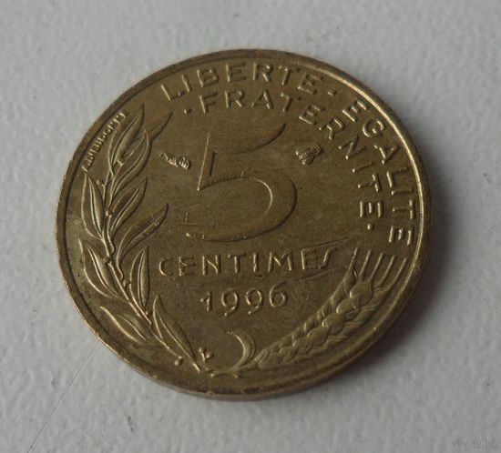 5 сантим Франция 1996 г.в.