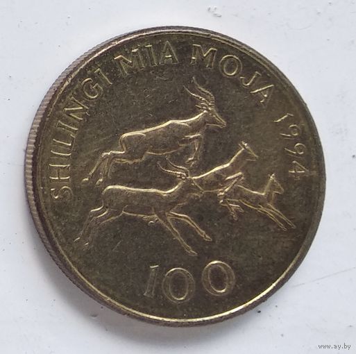 Танзания 100 шиллингов, 1994 5-8-4
