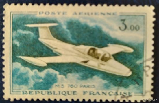Франция 1960 история авиаций (без клея) 1 из 4.