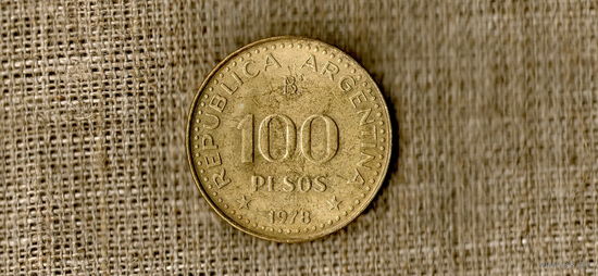 Аргентина 100 песо 1978 /Хосе Мартин/200 лет со дня рождения Хосе де Сан-Мартина /(ON)