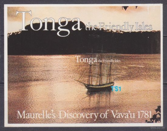 1981 Тонга 798/B1b Корабли с парусами 13,00  евро