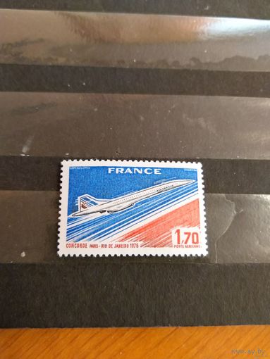 1976 Франция авиация самолет Конкорд чистая клей MNH** выпускалась одиночкой (б-4)