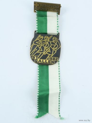 Швейцария, Памятная медаль "Стрелковый спорт" 1982 год .
