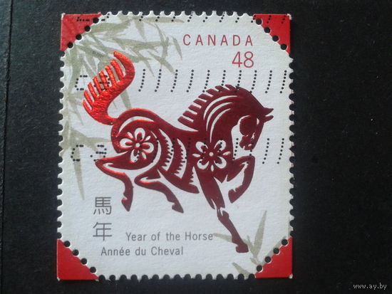 Канада 2002 год коня