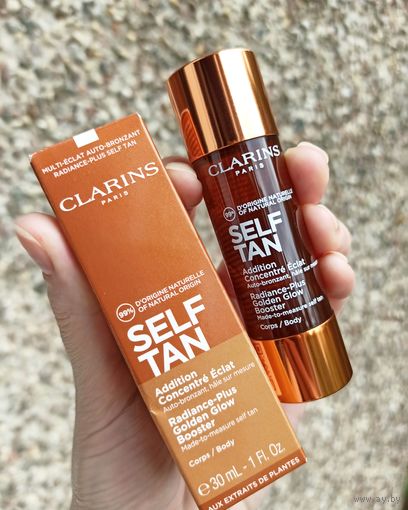 Концентрат с эффектом загара для тела Clarins Self Tan Radiance-Plus Golden Glow Booster Body 30 ml