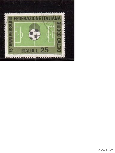 Италия-1973(Мих.1404) , гаш.,  Спорт , Футбол