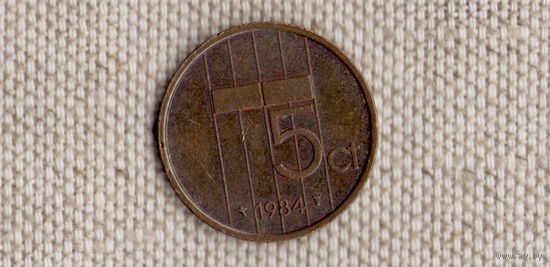 Нидерланды 5 центов 1984(Uss)