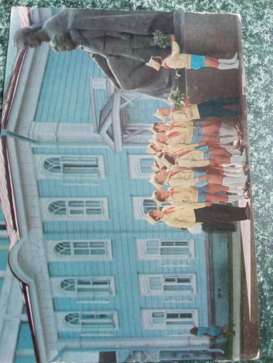 Открытка  квартира музей Ленина 1971