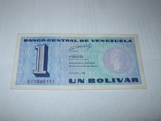 Венесуэла - 1 боливар - 1989 г.