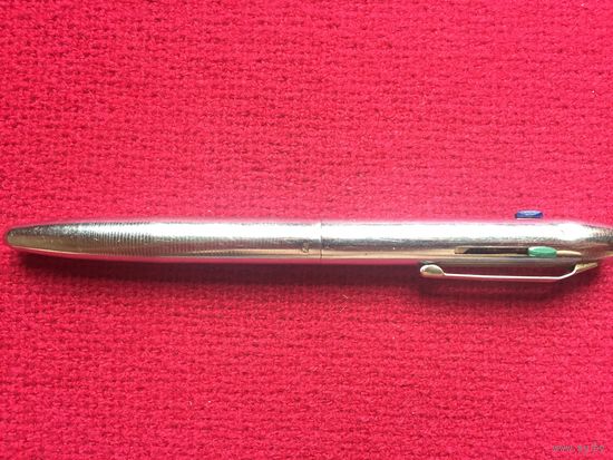 Ручка шариковая металл на три стержня СССР
