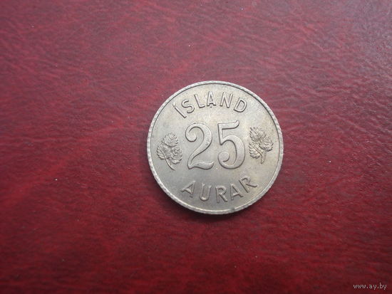 25 аурар 1963 год Исландия