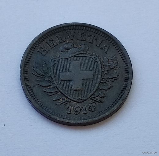 Швейцария 1 раппен, 1914 7-5-21