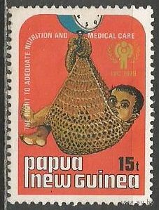 Папуа Новая Гвинея. Международный Год ребёнка. 1980г. Mi#378.