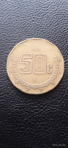 Мексика 50 сентаво 1992 г.