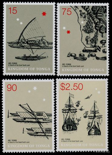 2003 Тонга 1651-1654 Корабли с парусами 6,50 евро