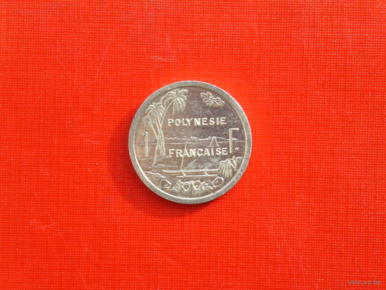 1 франк 2001г. Французская  Полинезия.