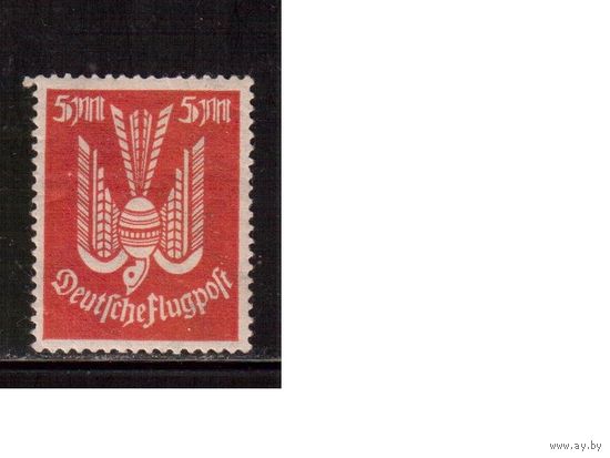 Германия(Рейх)-1922,(Мих.218)   ** , Стандарт, Авиапочта,