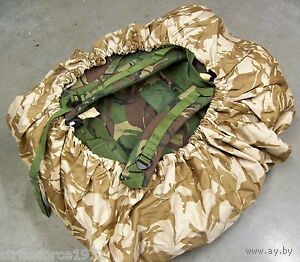 Rucksack Rain Army Camo Waterproof Bag Military Cover Backpack Desert Sand Combat Camo (Large ( 55 - 75 Litres )) Чехол на рюкзак