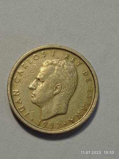 Испания 100  песо 1992 года