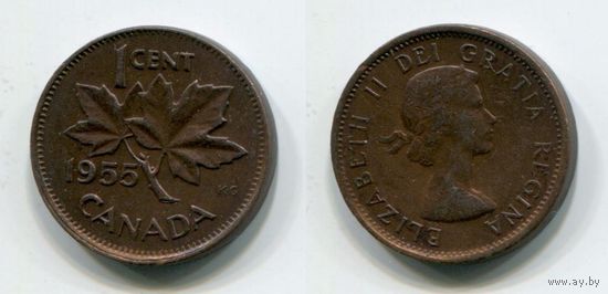 Канада. 1 цент (1955)