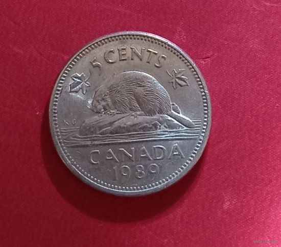 5 центов 1989г. (Канада)