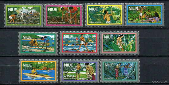 Ниуэ - 1978 - Профессии - [Mi. 208-217] - полная серия - 10 марок. MNH.  (Лот 159BK)