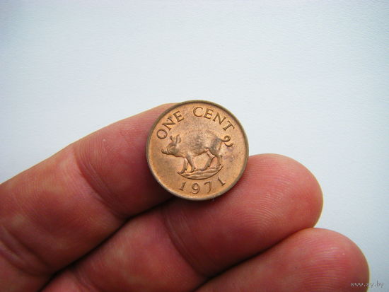 Бермудские острова 1 цент 1971г.